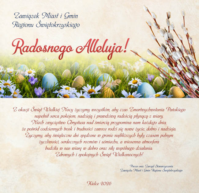 Życzenia z okazji Świąt Wielkiej Nocy
